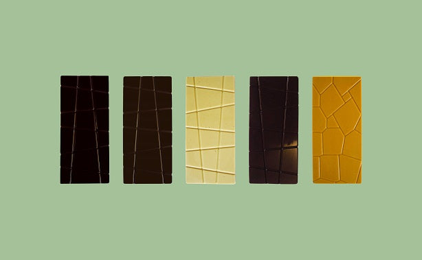 Different varieties of chocolate